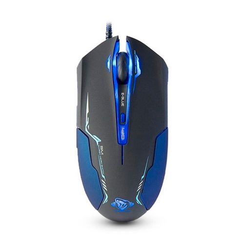 Мышь проводная оптическая E-Blue Auroza EMS144BK, USB, 7 кнопок, 500/1750/2500/3500 dpi, черная / Сымды тінтуірлер №3