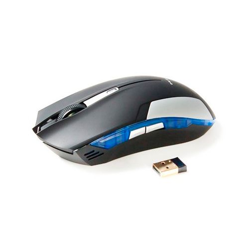 Мышь беспроводная оптическая E-Blue Cobra Jr. EMS609BK, USB, 7 кнопок, 500/1000/1750 dpi, черная / Мыши беспроводные