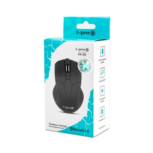 Мышь беспроводная X-Game XM-650OBB, Bluetooth, 4 кнопки, 800/1000/1600 dpi, черная / Мыши беспроводные №2