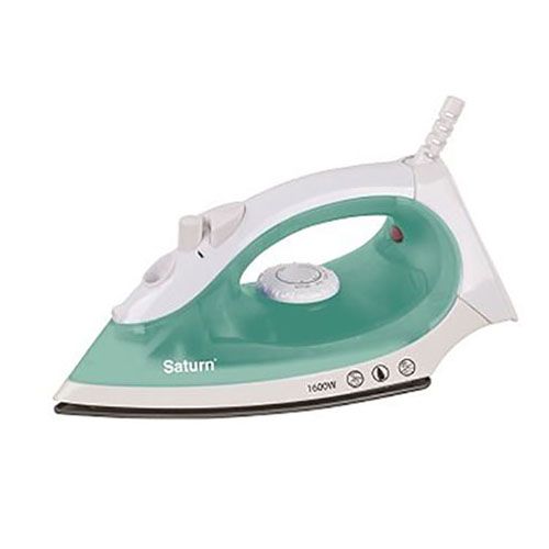 Утюг Saturn ST-CC7113, мощность 1600 Вт, резервуар 80мл, тефлоновая подошва, бирюзовый / Уход за одеждой oe.kz Утюг Saturn ST-CC7113, мощность 1600 Вт, резервуар 80мл, тефлоновая подошва, бирюзовый / Уход за одеждой