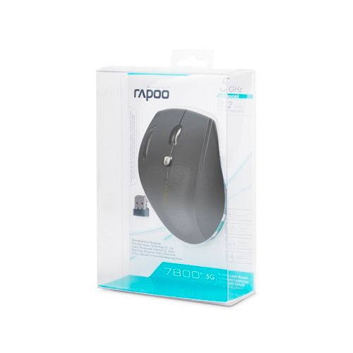 Мышь беспроводная оптическая Rapoo 7800p, USB, 3 кнопки, 1600 dpi, черная / Мыши беспроводные №3