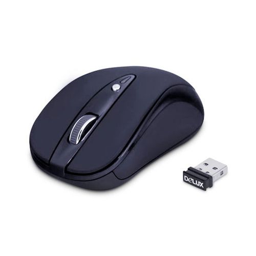 Мышь беспроводная лазерная Delux DLM-483LGB, USB, 5 кнопок, 800/1200 dpi, черная, без батареек / Мыши беспроводные oe.kz Мышь беспроводная лазерная Delux DLM-483LGB, USB, 5 кнопок, 800/1200 dpi, черная, без батареек / Мыши беспроводные