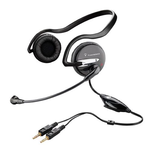 Гарнитура Plantronics Audio 345, диапазон частот 20-20000 Гц, черная / Гарнитуры