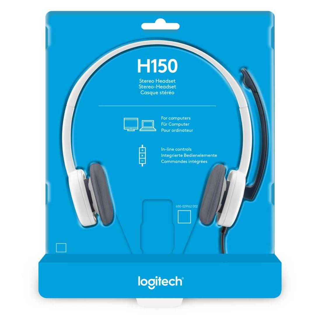 Гарнитура Logitech H150, диапазон частот 20-20000 Гц, белая / Гарнитуры №6