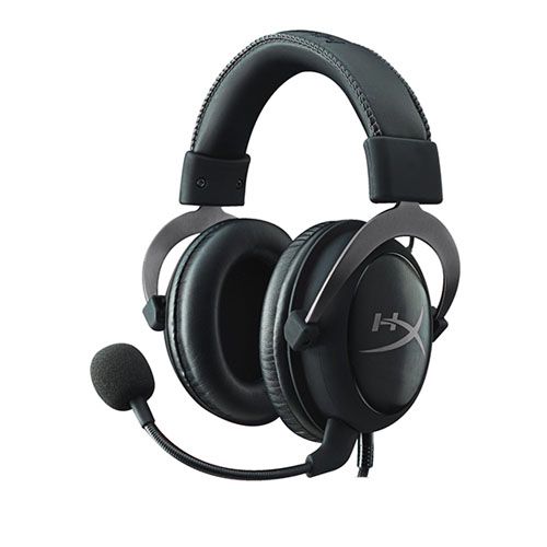 Наушники-гарнитура Kingston HyperX Cloud II, диапазон частот 15-25000 Гц, игровые, серо-черные / Гарнитуры