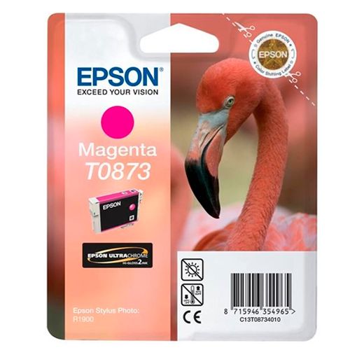Картридж оригинальный Epson T0873 для Stylus Photo R1900, пурпурный / null