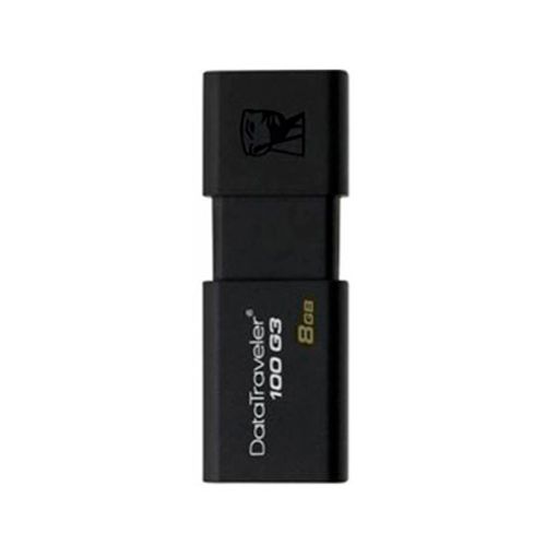 USB-флешка 8 Gb, Kingston "DT100G3", USB 3.0, черная