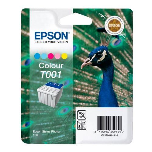 Картридж оригинальный Epson T001 для Stylus Photo-1200, цветной / null