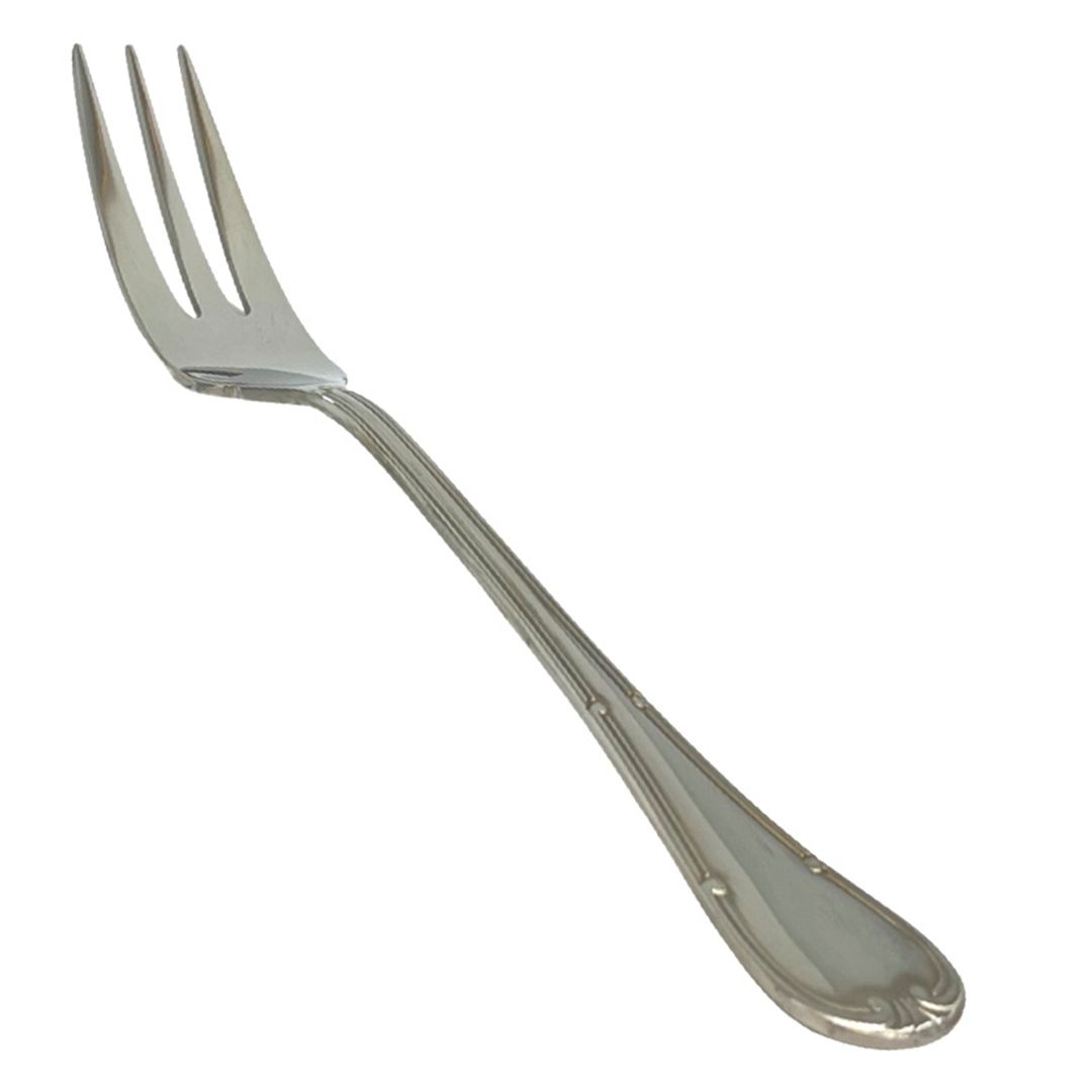 Вилка десертная Yiwumart, 14,5*2,2 см, толщина-3 мм, нерж.сталь, серебристая, 20шт/упак / Столовые приборы