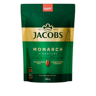 Кофе растворимый Jacobs Monarch, 230 гр, вакуумная упаковка / Кофе растворимый oe.kz Кофе растворимый Jacobs Monarch, 230 гр, вакуумная упаковка / Кофе растворимый