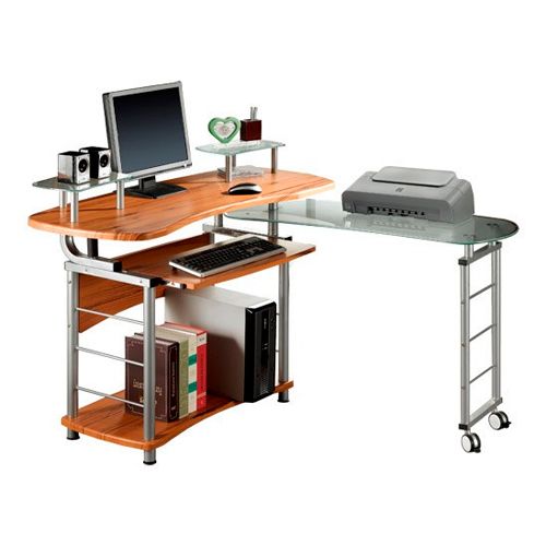 Стол компьютерный Deluxe DLFT-3808CT Bravo, 1200-1890*960*630 мм / Столы