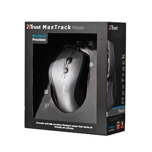 Мышь проводная оптическая TRUST MaxTrack BlueSpot, USB, 6 кнопок, 1000 dpi, серая / Мыши проводные №2 oe.kz Мышь проводная оптическая TRUST MaxTrack BlueSpot, USB, 6 кнопок, 1000 dpi, серая / Мыши проводные №2