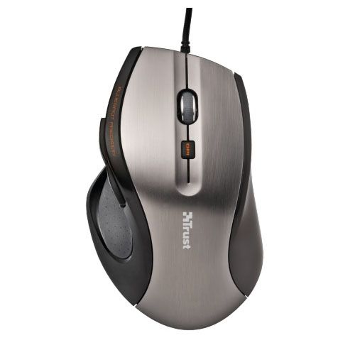 Мышь проводная оптическая TRUST MaxTrack BlueSpot, USB, 6 кнопок, 1000 dpi, серая / Мыши проводные №3 oe.kz Мышь проводная оптическая TRUST MaxTrack BlueSpot, USB, 6 кнопок, 1000 dpi, серая / Мыши проводные №3