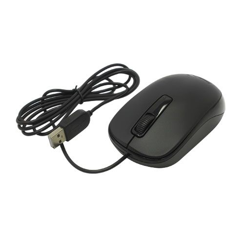 Мышь проводная оптическая Genius DX-125, USB, 3 кнопки, 1000 dpi, черная / Мыши проводные №3
