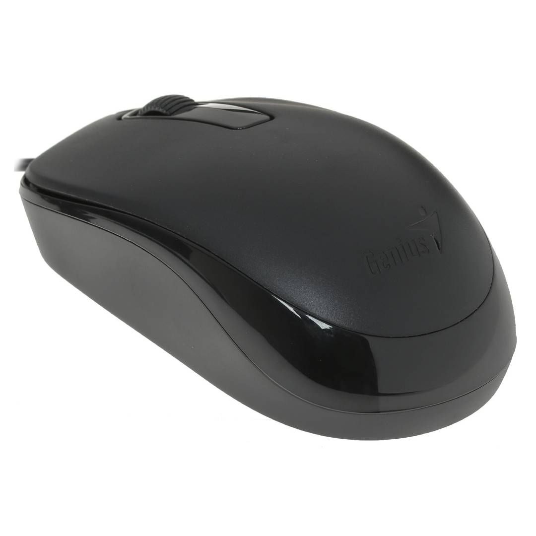 Мышь проводная оптическая Genius DX-125, USB, 3 кнопки, 1000 dpi, черная / Мыши проводные №3