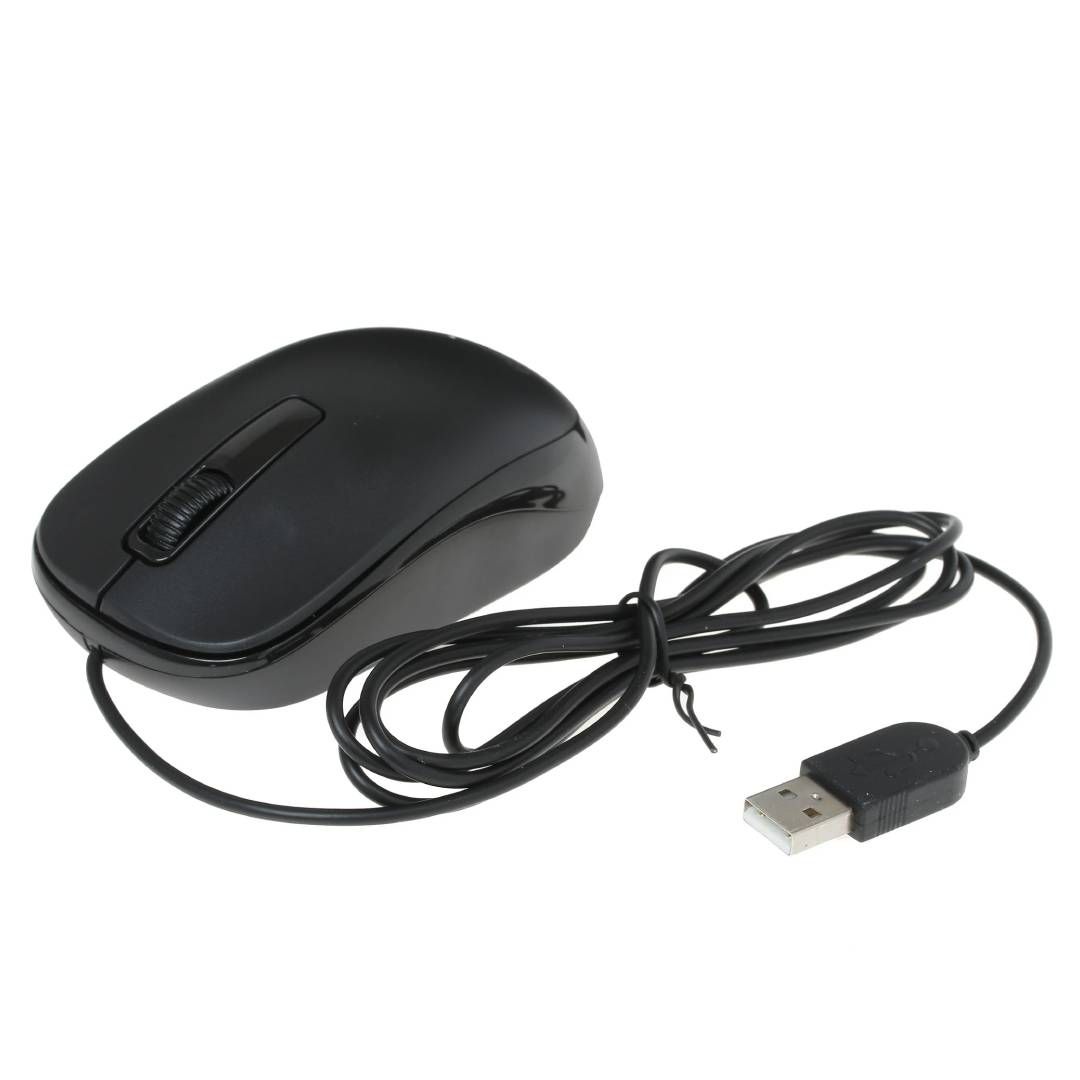 Мышь проводная оптическая Genius DX-125, USB, 3 кнопки, 1000 dpi, черная / Мыши проводные №4