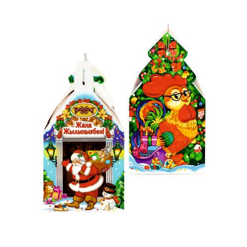 Новогодний подарок "Веселый домик" Рахат, 600 г, цена за упаковку