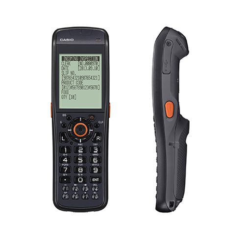 Сканер штрих-кода CASIO DT 970, 8 Mb, Bluetooth/IrDA, 2*АА, черный / Сканер штрих-кода