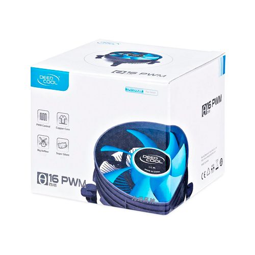 Кулер для CPU Intel Deepcool THETA 16 PWM поддерживает Intel LGA1150/1151, 2400 об/мин, черно-синий / Подставки для ноутбуков №2