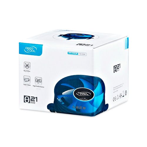 Кулер для CPU Intel Deepcool THETA 21 поддерживает Intel LGA1150/1151/1155, 2200 об/мин, черно-синий / Подставки для ноутбуков №2