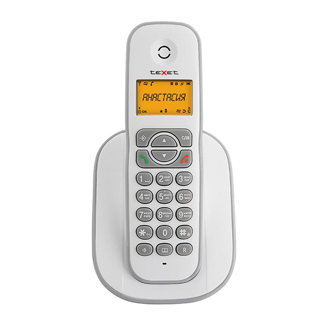 Телефон беспроводной Texet TX-D4505A, бело-серый / null oe.kz Телефон беспроводной Texet TX-D4505A, бело-серый / null