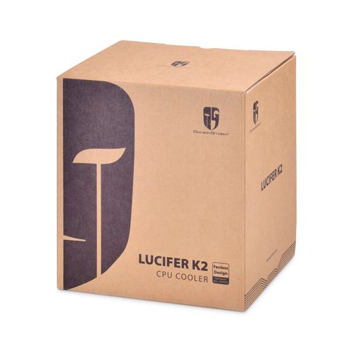 Кулер для CPU Deepcool LUCIFER K2 поддерживает Intel LGA1366/1150/1151, 1800 об/мин, черно-красный / Подставки для ноутбуков №3
