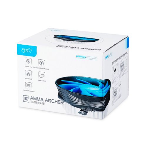 Кулер для CPU Deepcool GAMMA ARCHER поддерживает Intel LGA1150/1155, 1600 об/мин, черно-синий / Подставки для ноутбуков №2 oe.kz Кулер для CPU Deepcool GAMMA ARCHER поддерживает Intel LGA1150/1155, 1600 об/мин, черно-синий / Подставки для ноутбуков №2