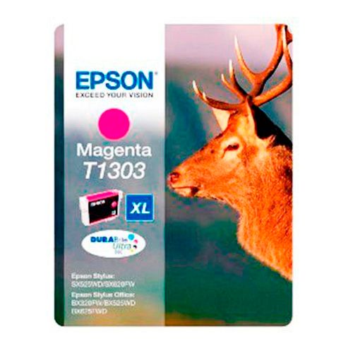 Картридж оригинальный Epson T1303 для Stylus SX525WD/SX535WD/Workforce WF-3520DWF/7015, пурпурный / null
