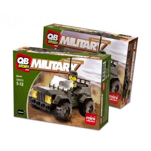 Игровой набор Фантазер"QBStory. Military. Джип"