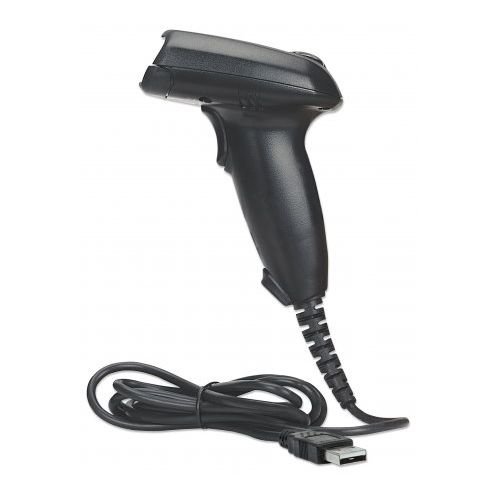 Сканер штрих-кода Manhattan Contact CCD 177672, USB, ширина сканирования 260 мм, черный / Сканер штрих-кода №4