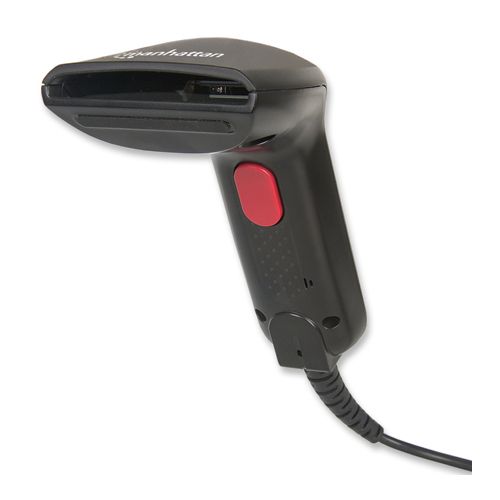 Сканер штрих-кода Manhattan Contact CCD 178488, USB, ширина сканирования 60 мм, черный / Сканер штрих-кода