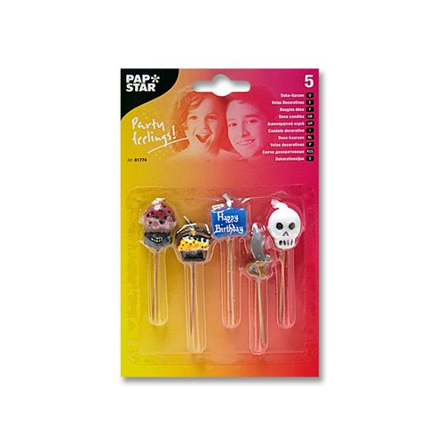 Свеча для торта "Пираты" Pap Star, 5 шт/уп / Подарки и сувениры