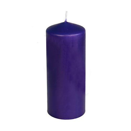 Свеча Pap Star, 6*16,5 см, синяя / Подарки и сувениры