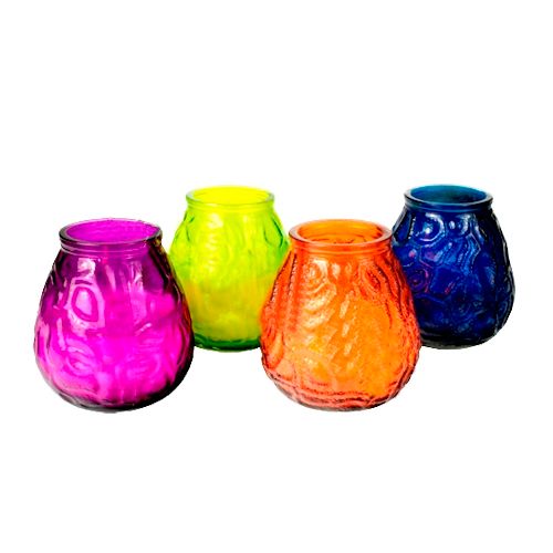 Свечи Pap Star, диаметр 10 см, 10.5 см, в стеклянных баночках, ассорти / Подарки и сувениры