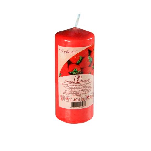 Свечи "Клубника" СБС НС, диаметр 4 см, 9 см, пеньковые, ароматизированные / Подарки и сувениры oe.kz Свечи "Клубника" СБС НС, диаметр 4 см, 9 см, пеньковые, ароматизированные / Подарки и сувениры
