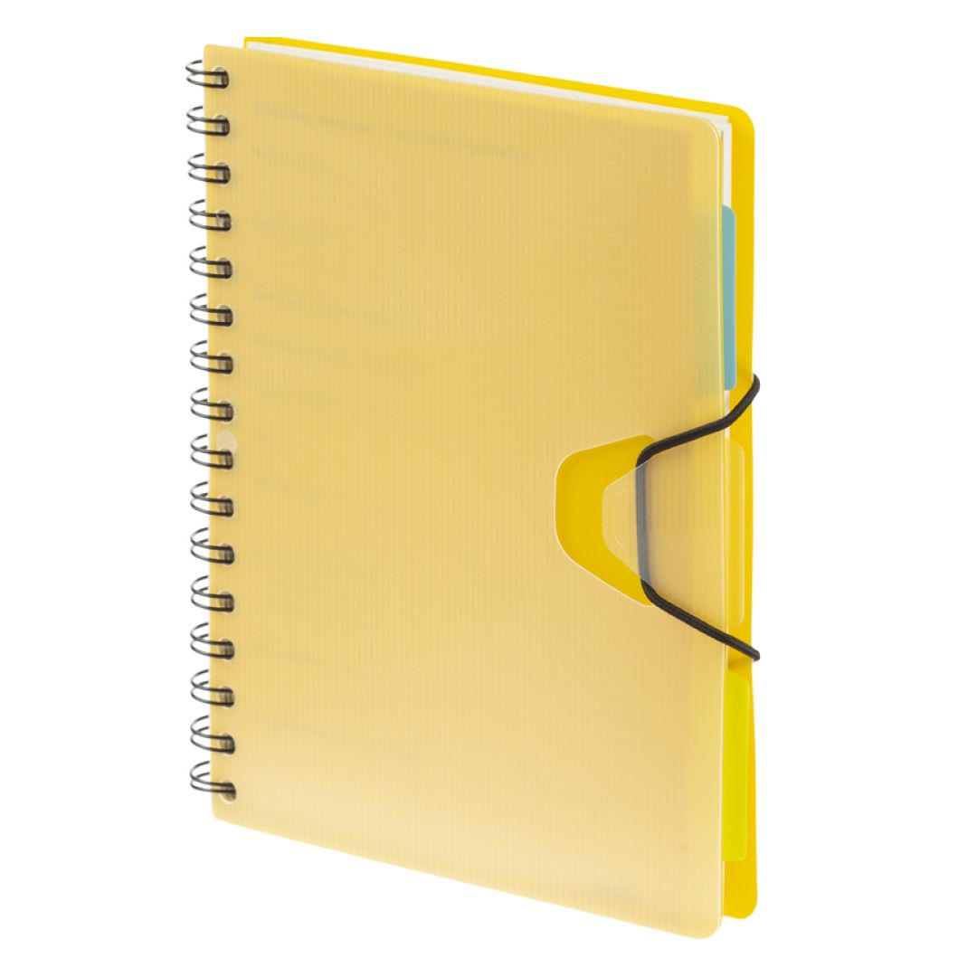 Ежедневник недатированный Attache "Bright Colours", A5, 136 л, пластик, желтый / Ежедневники недатированные №2