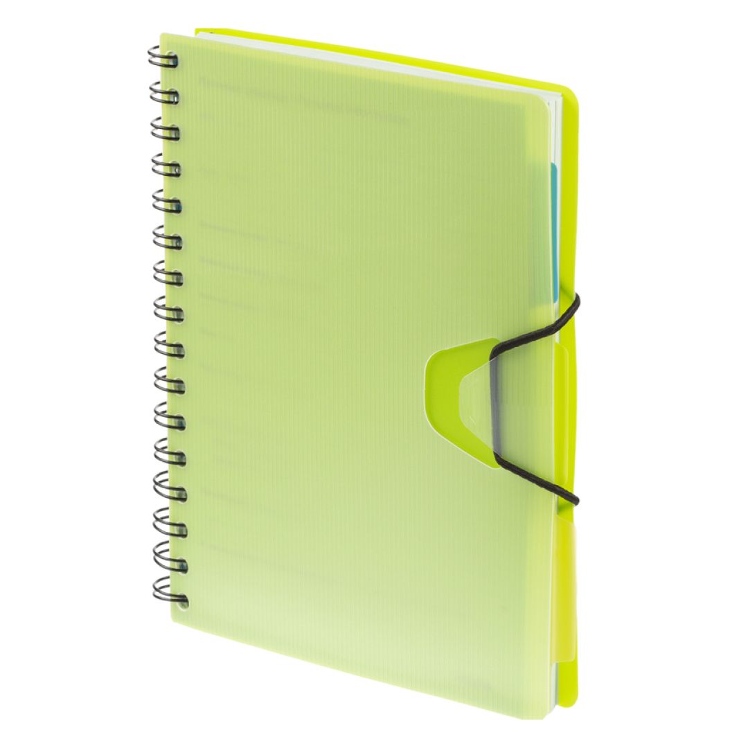 Ежедневник недатированный Attache "Bright Colours", A5, 136 л, пластик, зеленый / Ежедневники недатированные №2