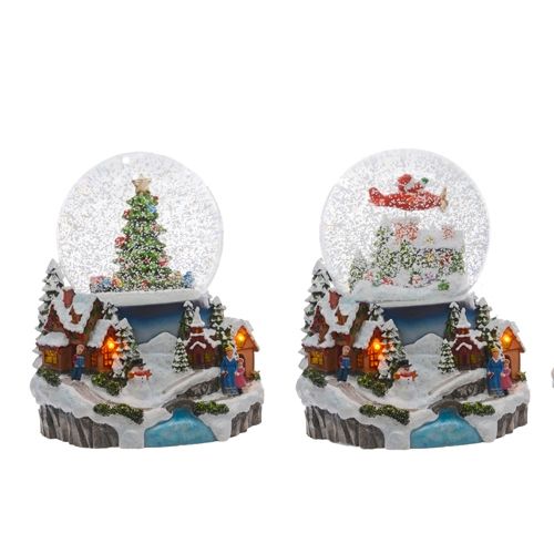 Декорация "Шар снежный" меняющий цвета Kaemingk B. V., LED, 16*16*19,5 см, цена за штуку / Елочные украшения oe.kz Декорация "Шар снежный" меняющий цвета Kaemingk B. V., LED, 16*16*19,5 см, цена за штуку / Елочные украшения