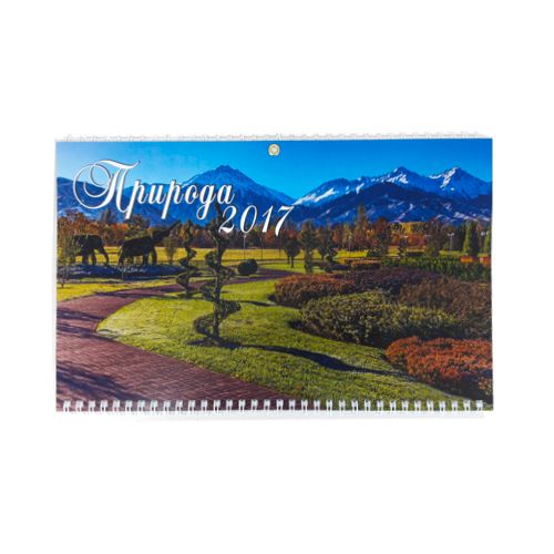 Календарь настенный на гребне 2017 г. "Природа", 840*300 мм, три деления / Календари №3