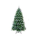 Елка искусственная Triumph tree Empress, с инеем и шишками, диаметр 99 см, 1,55 м, зеленая