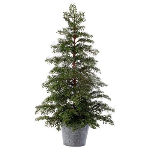 Елка искусственная Kaemingk, Nordmann, в горшке, 60 см, зеленая / Елки, изделия из хвои