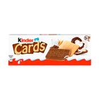 Вафли Kinder Cards, со сливочной начинкой, 128 гр