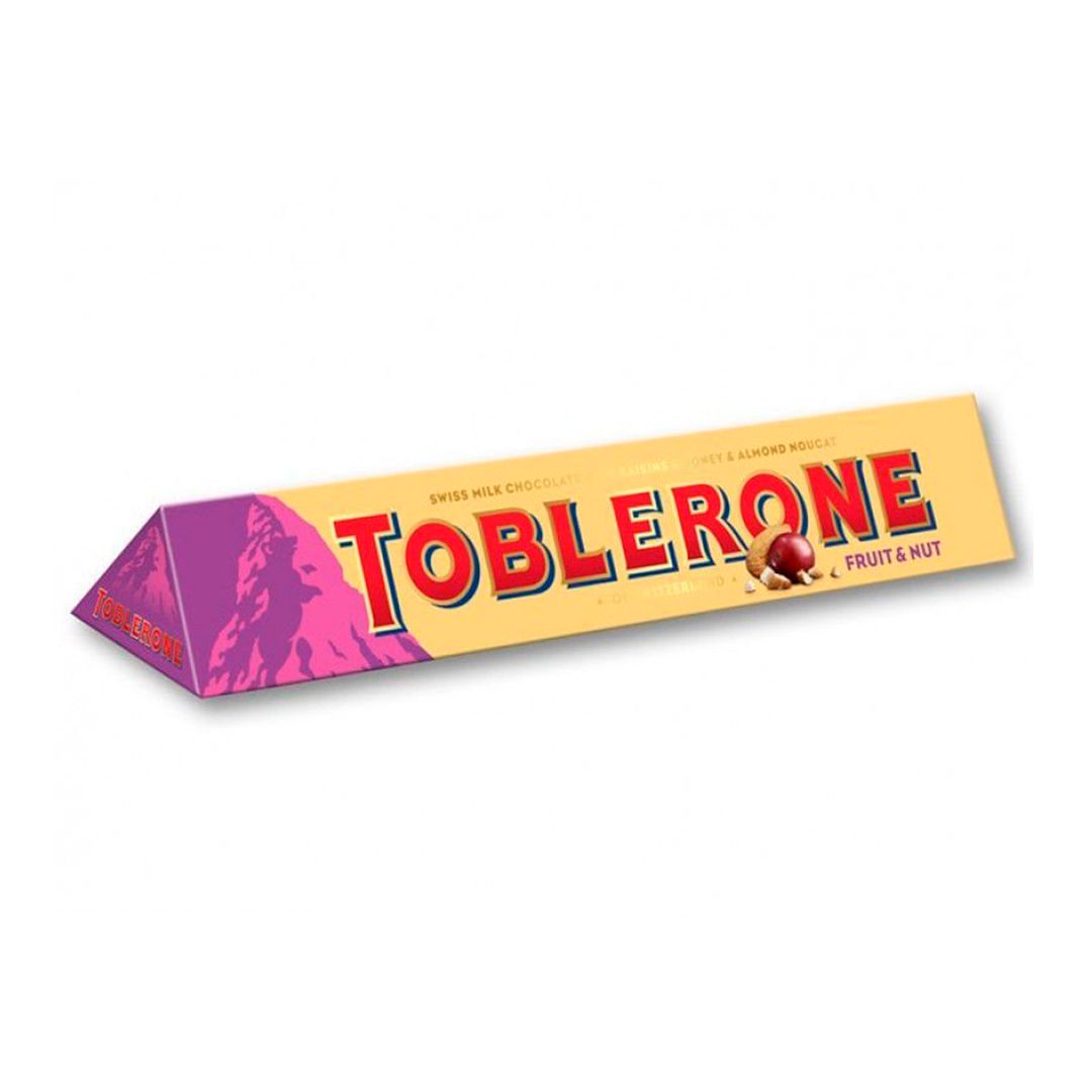 Шоколад молочный Toblerone, с изюмом и орехами, 100 гр / Шоколад