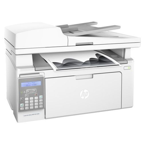МФУ лазерное HP LaserJet Ultra M134fn (принтер, сканер, копир,факс), А4, 22 стр/мин, без кабеля USB. / Лазерные монохромные