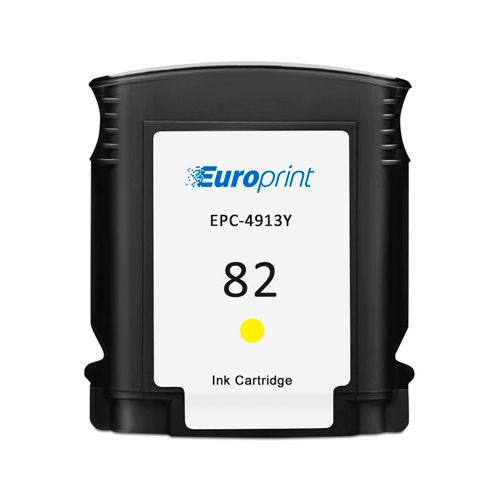 Картридж совместимый HP 4913Y №82 для DesignJet 500/510/800, желтый / null