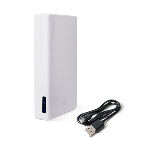 Портативное зарядное устройствоiWalk Supreme 13000 DUO, 13000 mAh, 1 USB*5V 2.1A, белое / Портативные зарядные устройства №2