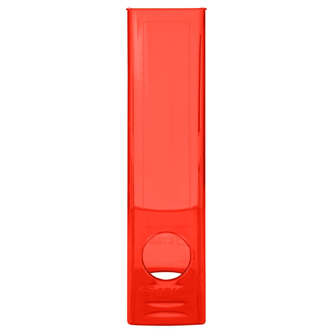 Лоток вертикальный Стамм "Лидер", 1 секция, тонированный красный