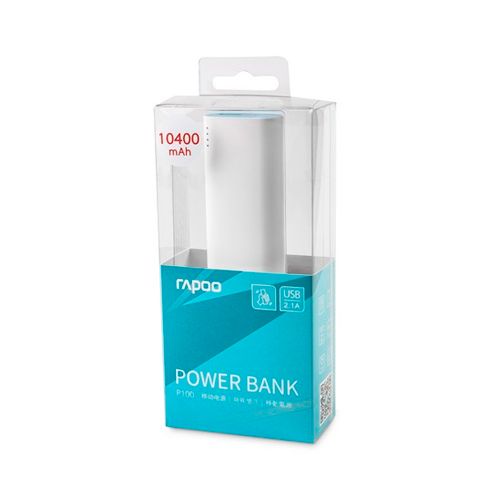 Портативное зарядное устройство Rapoo P100 , 10400 mAh, 5V, белое / Портативные зарядные устройства №3