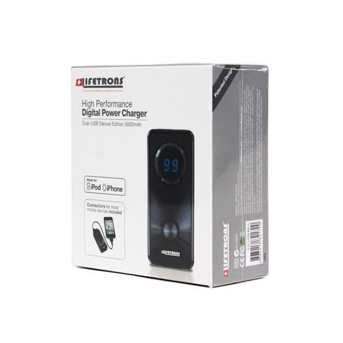 Портативное зарядное устройство Lifetrons FG-1038-BK-I1, 5600 mAh, 5V, черное / Портативные зарядные устройства №3