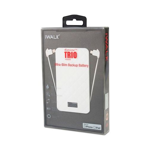 Портативное зарядное устройство iWalk Extreme TRIO UBO10000-2, 10400 mAh, 5V 3.4A, белое / Портативные зарядные устройства №3
